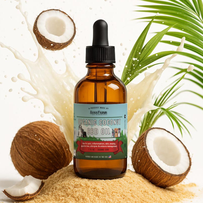 Organic Coconut Pet CBD Oil (Multiple Sizes)