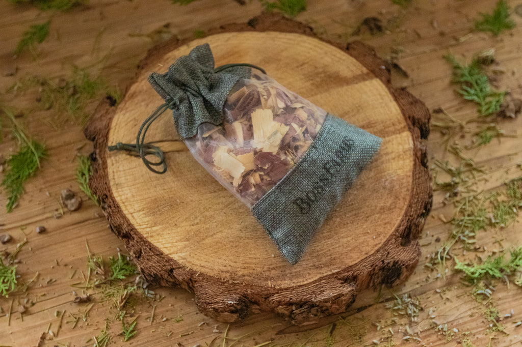 Custom Cedar Wood Chip Bags w/chips Small & Large B.O.S.S. Farms