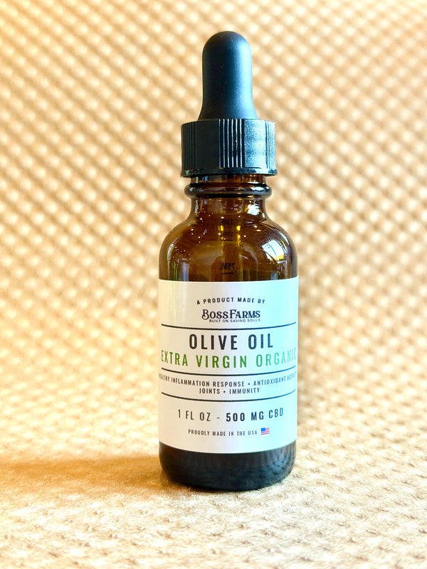 💧 Organic Extra Virgin CBD Olive Oil - 💧 1 oz - 500 mg