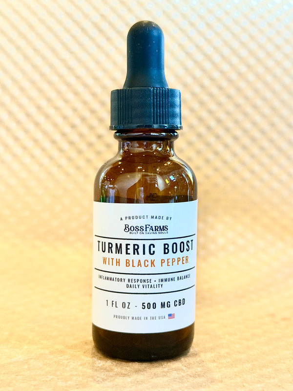 💧 Turmeric with Black Pepper CBD Oil 💧 1 oz - 500 mg