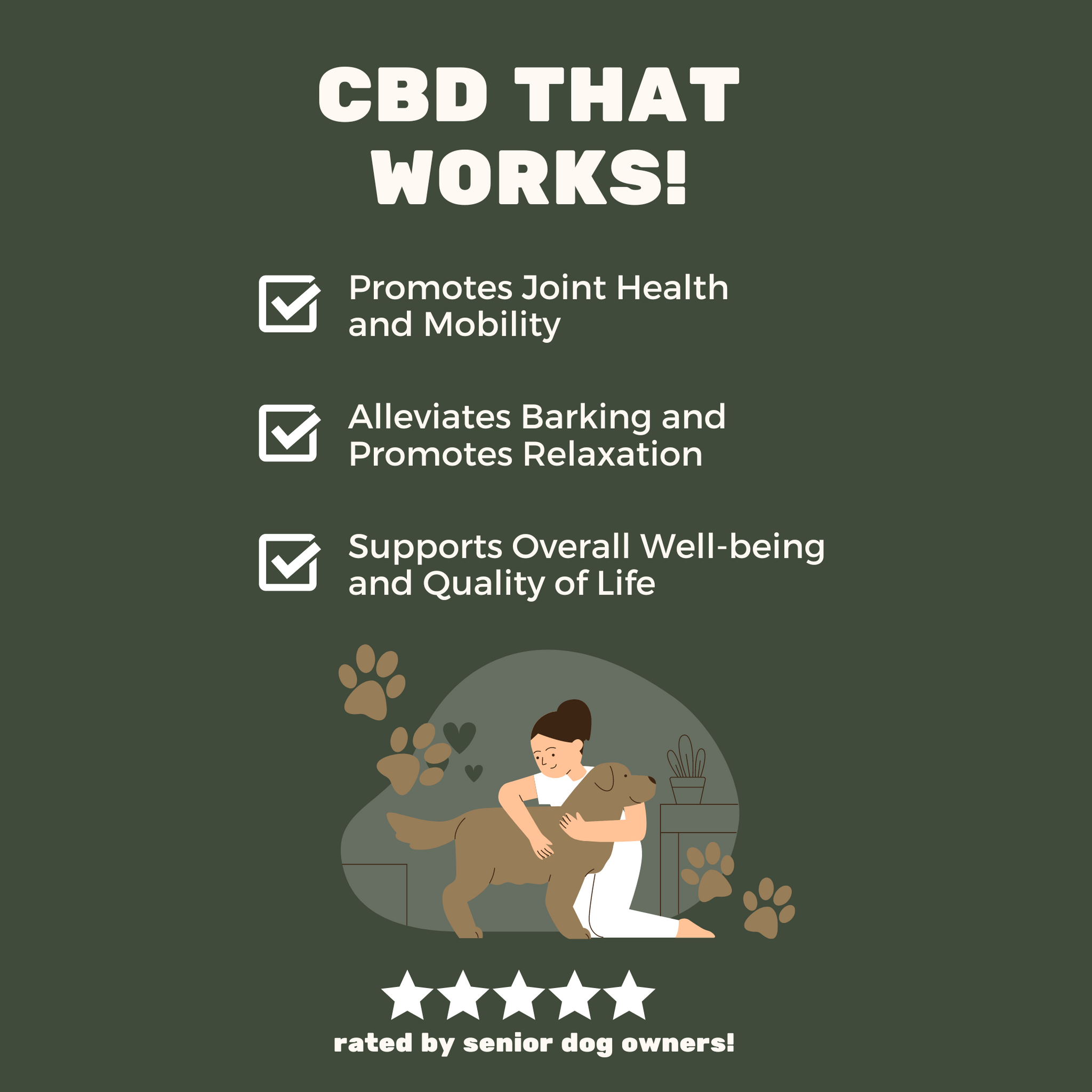 SUPER Organic Coconut CBD Oil : Hip & Joints Health / Skin & Coat : 4 oz - 4,000 mg CBD for dogs and cats