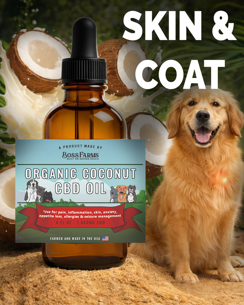 Organic Coconut Pet CBD Oil (Multiple Sizes)