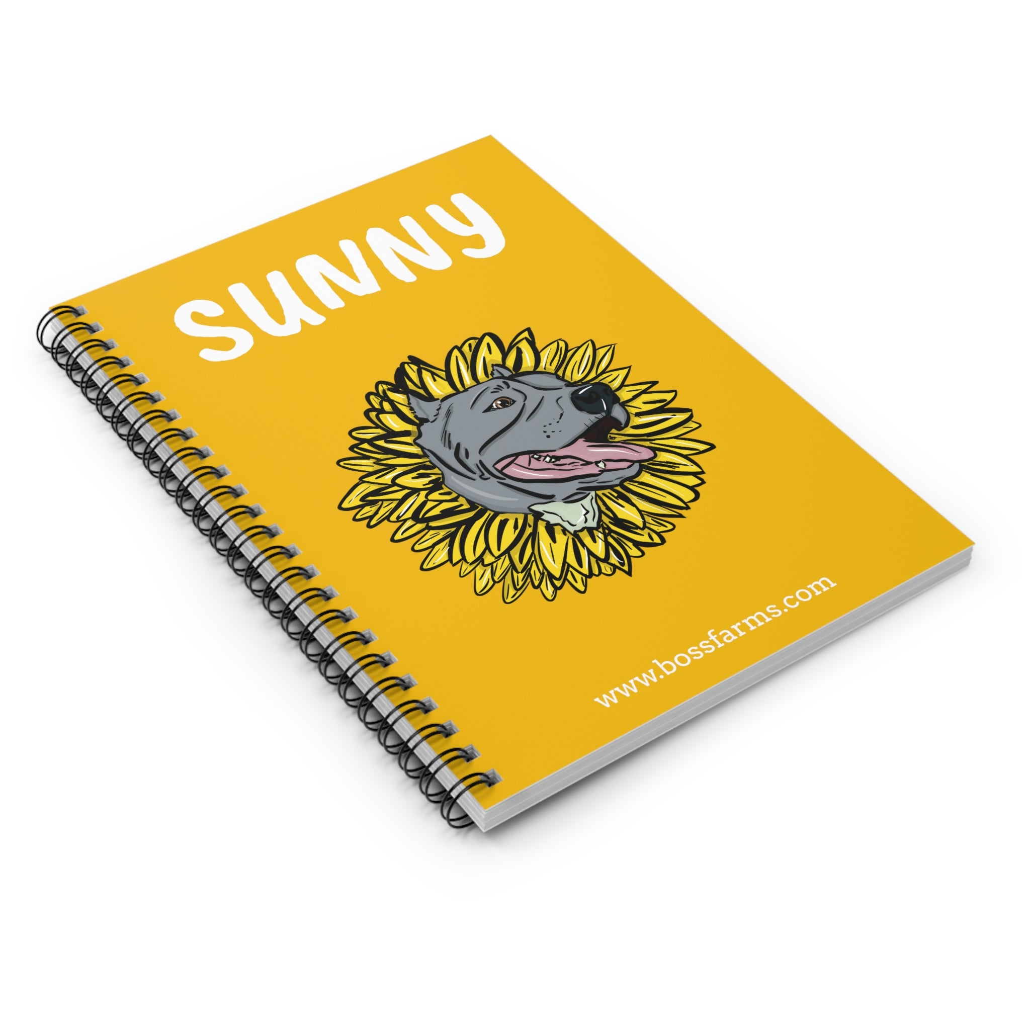 Sunny Spiral Notebook - Ruled Line