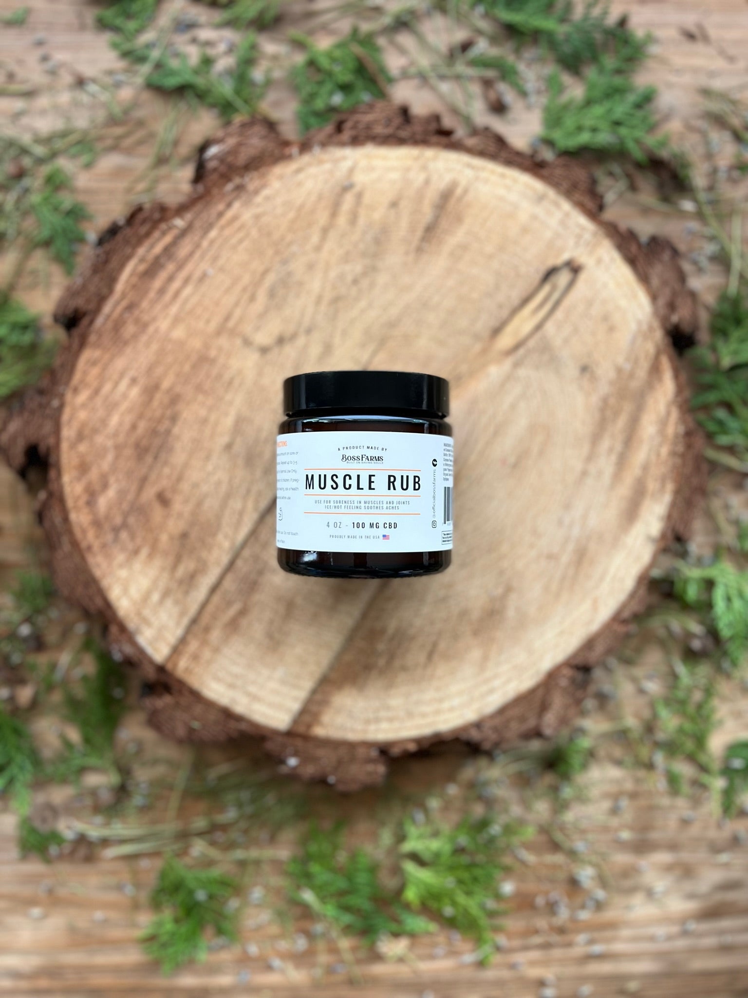 CBD Muscle Rub - NEW 4 oz!