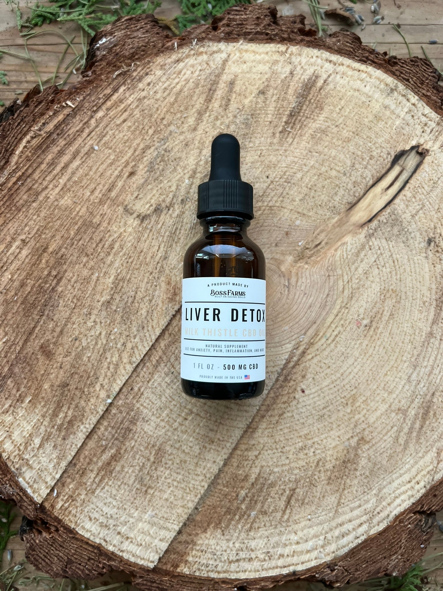 Milk Thistle CBD Oil : RECOVERY, LIVER DETOXING & IMMUNITY PROTECTION - 500 mg