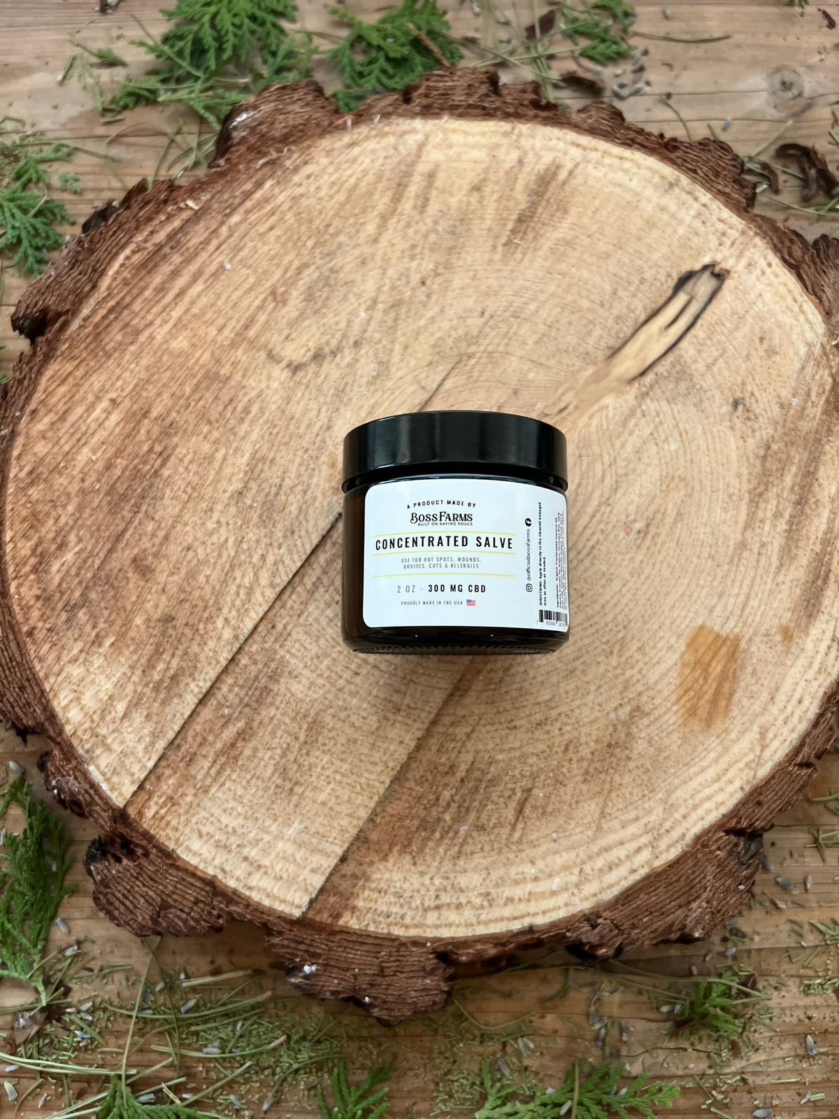 Concentrated Salve - Allergy, Wound and Muscle Relief - B.O.S.S. Farms