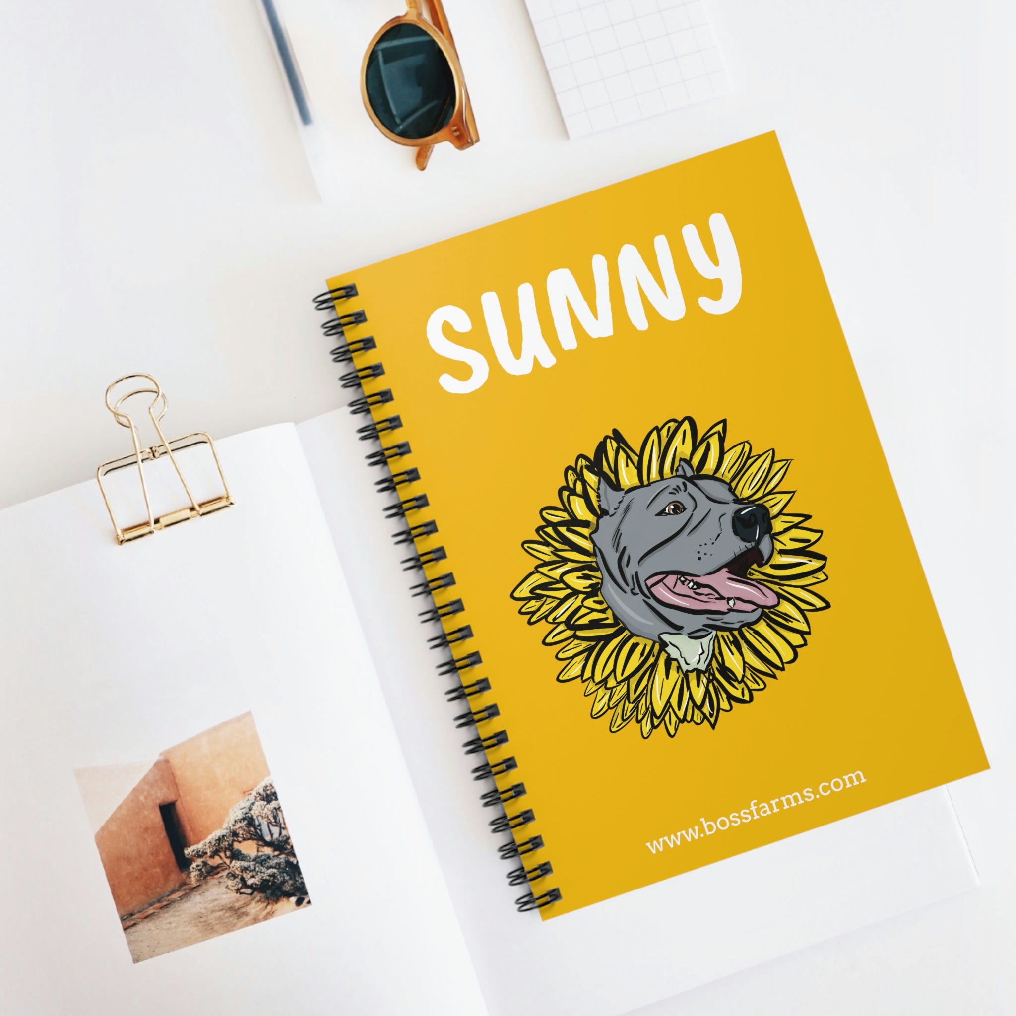 Sunny Spiral Notebook - Ruled Line