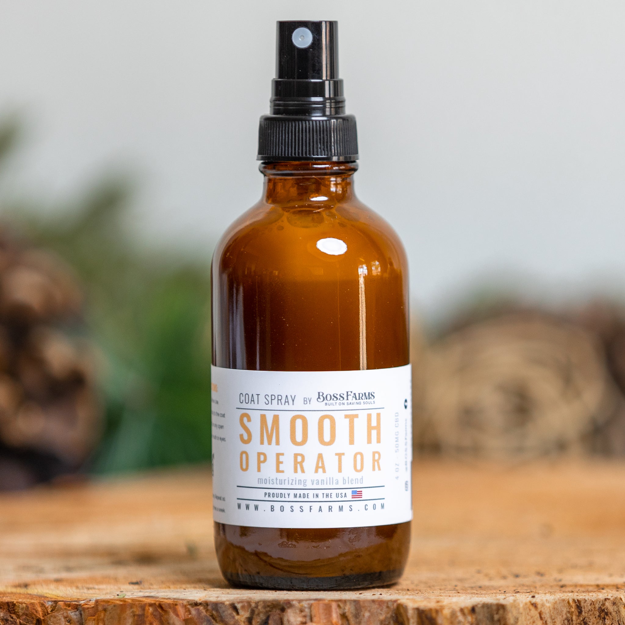 Vanilla Scented Moisturizing Coat Spray : 50 mg CBD Infused